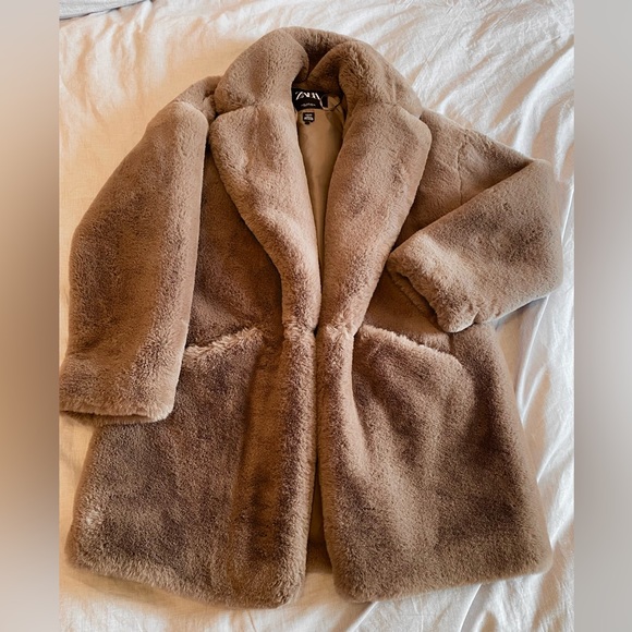 Zara Faux Fur Jacket - Picture 5 of 7